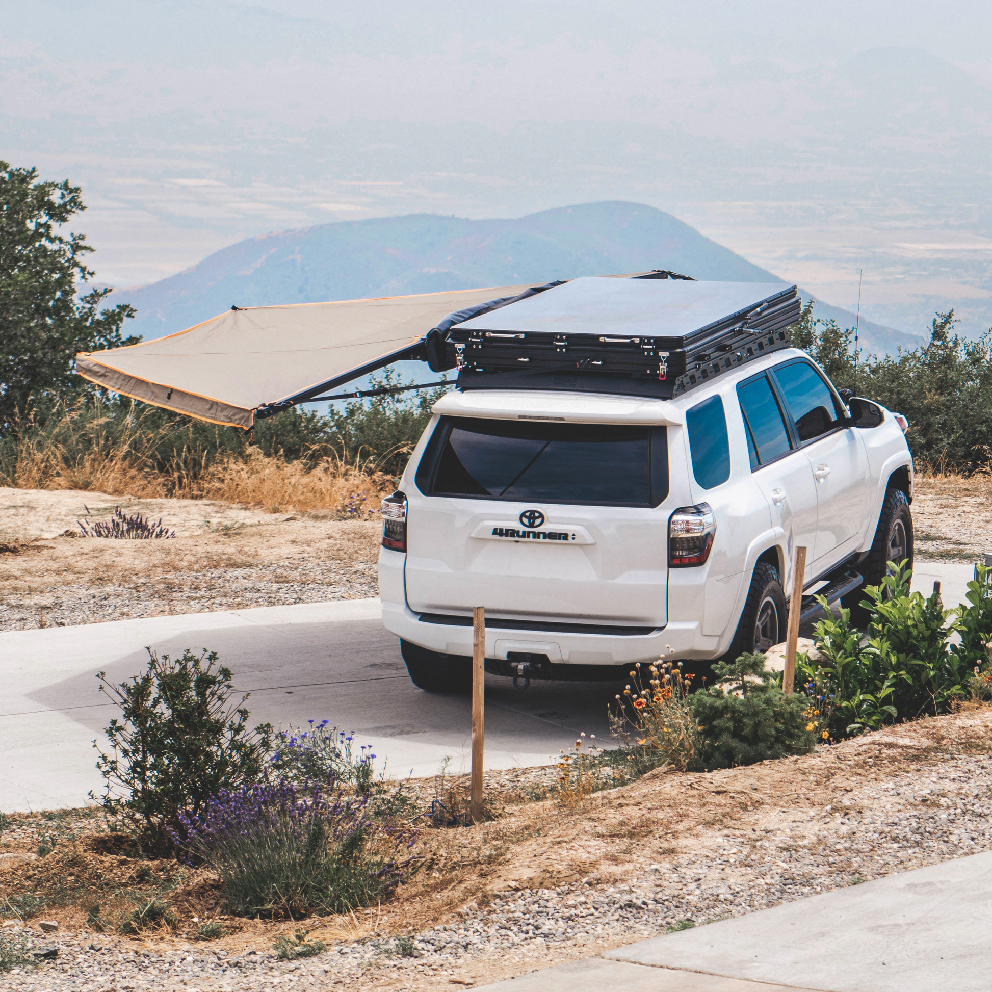 Tuff Stuff Overland Awning, 180 Degree, XL, Kit With Mounting Brackets