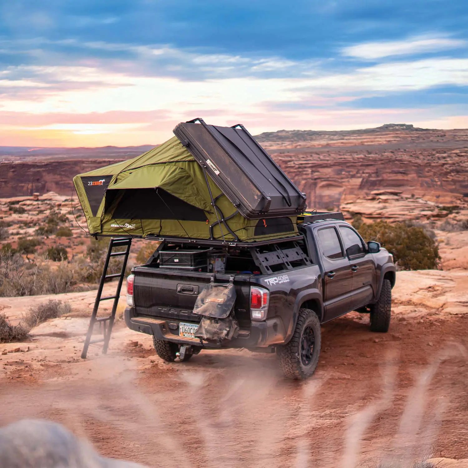 cvt roof top tent 23Zero Armadillo AX3 Aluminum Roof Tent – The Nomad Place