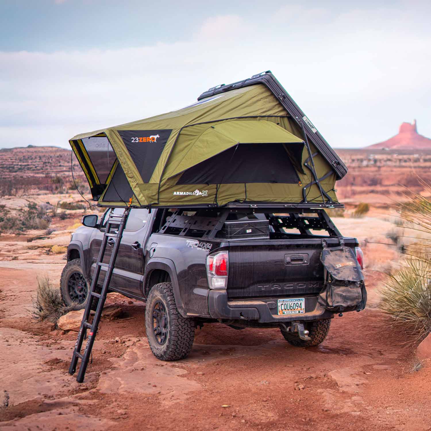 23 zero roof top tent 23Zero Armadillo AX2 Aluminum Roof Tent – The Nomad Place
