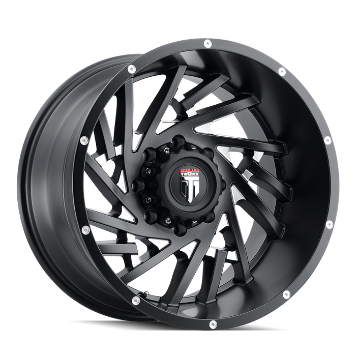 TWG AMERICAN TRUXX WEB (AT161) BLACK/MILLED