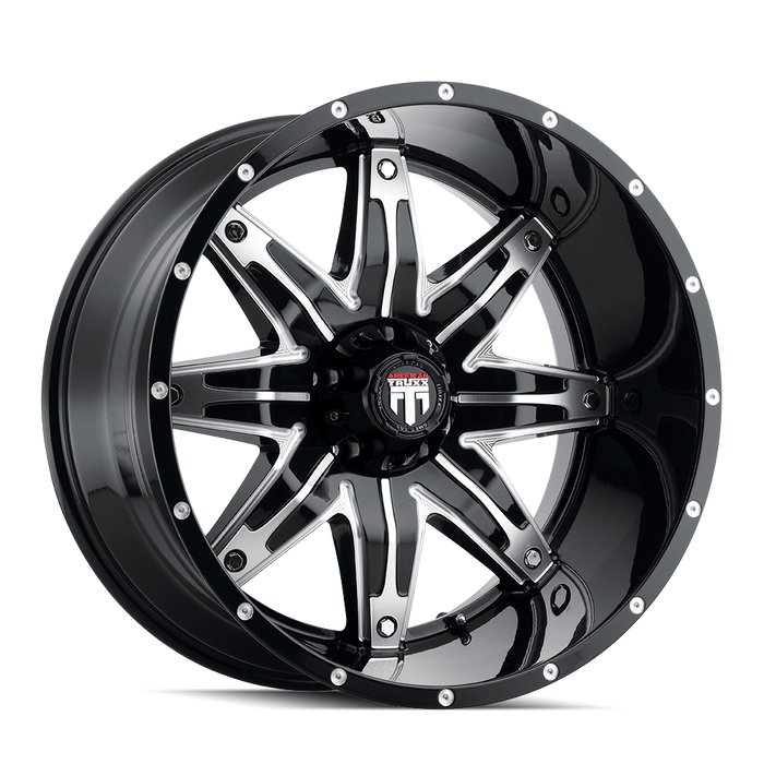TWG AMERICAN TRUXX LONESTAR (AT185) BLACK/MACHINED