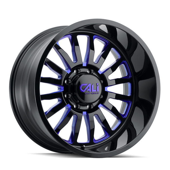TWG CALI OFF-ROAD SUMMIT (9110) GLOSS BLACK MILLED PRISM BLUE