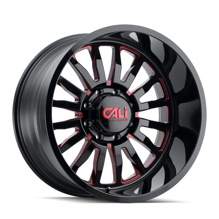 TWG CALI OFF-ROAD SUMMIT (9110) GLOSS BLACK MILLED PRISM RED