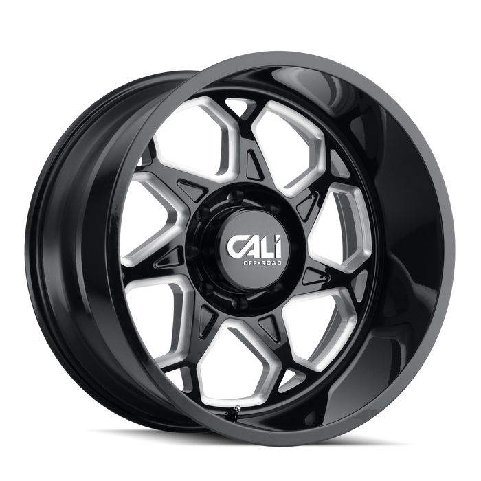 TWG CALI OFF-ROAD SEVENFOLD (9111) GLOSS BLACK MILLED