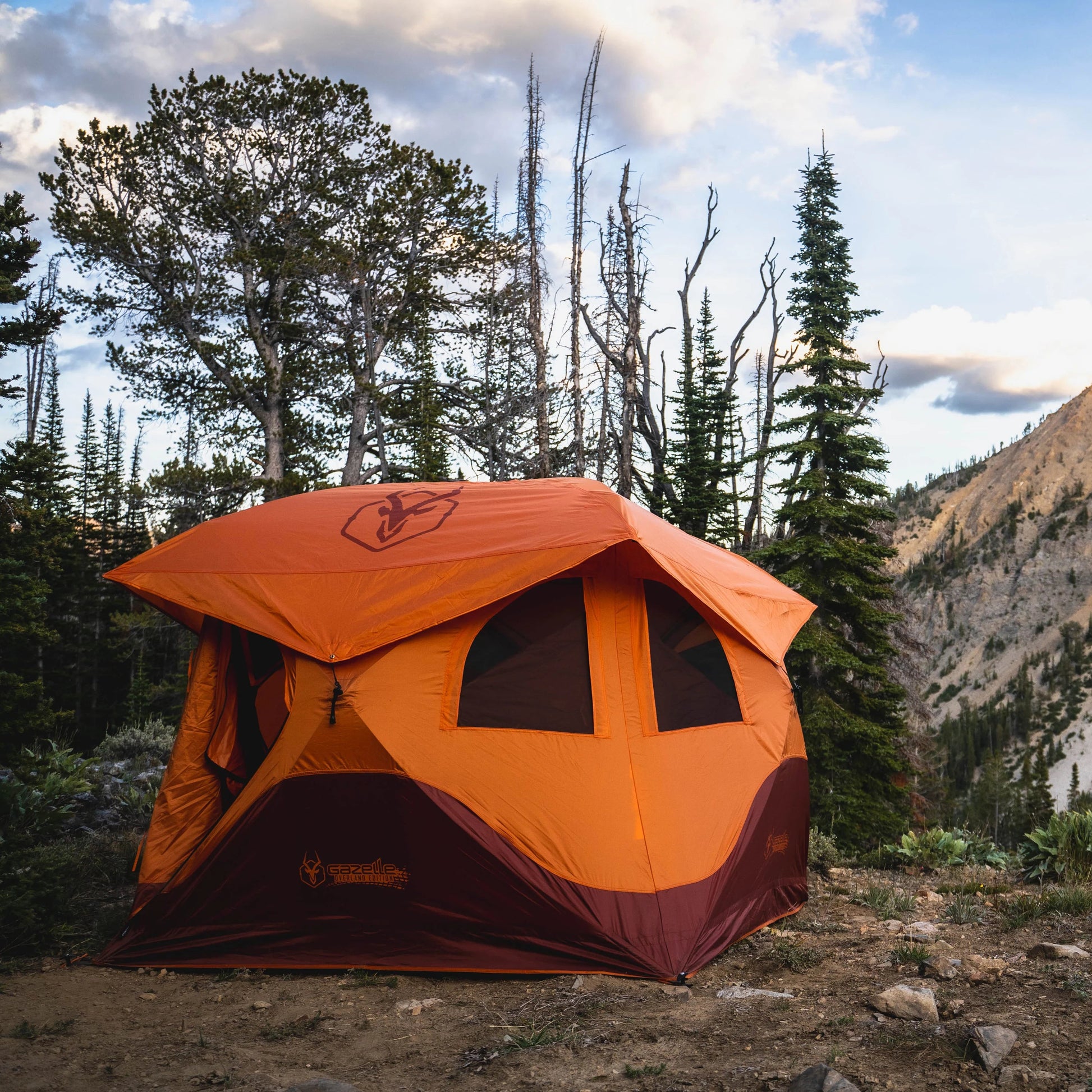 Gazelle T4 Hub Tent Overland Edition - Orange Sunset