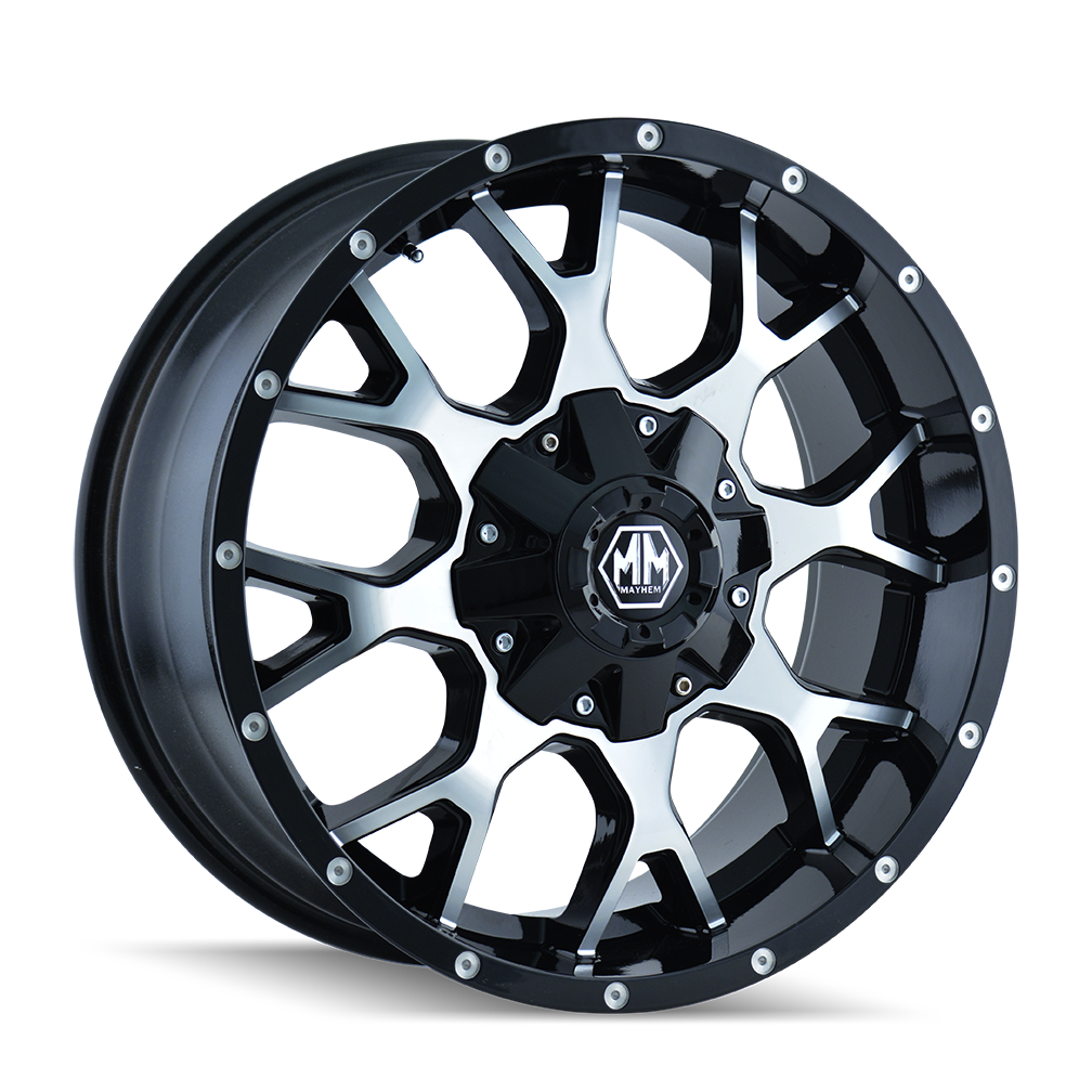 TGW MAYHEM WARRIOR (8015) GLOSS BLACK MACHINED