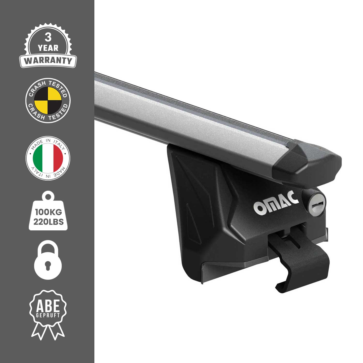 2016-2020 Ford Fusion Wagon Roof Rack Cross Bars Silver