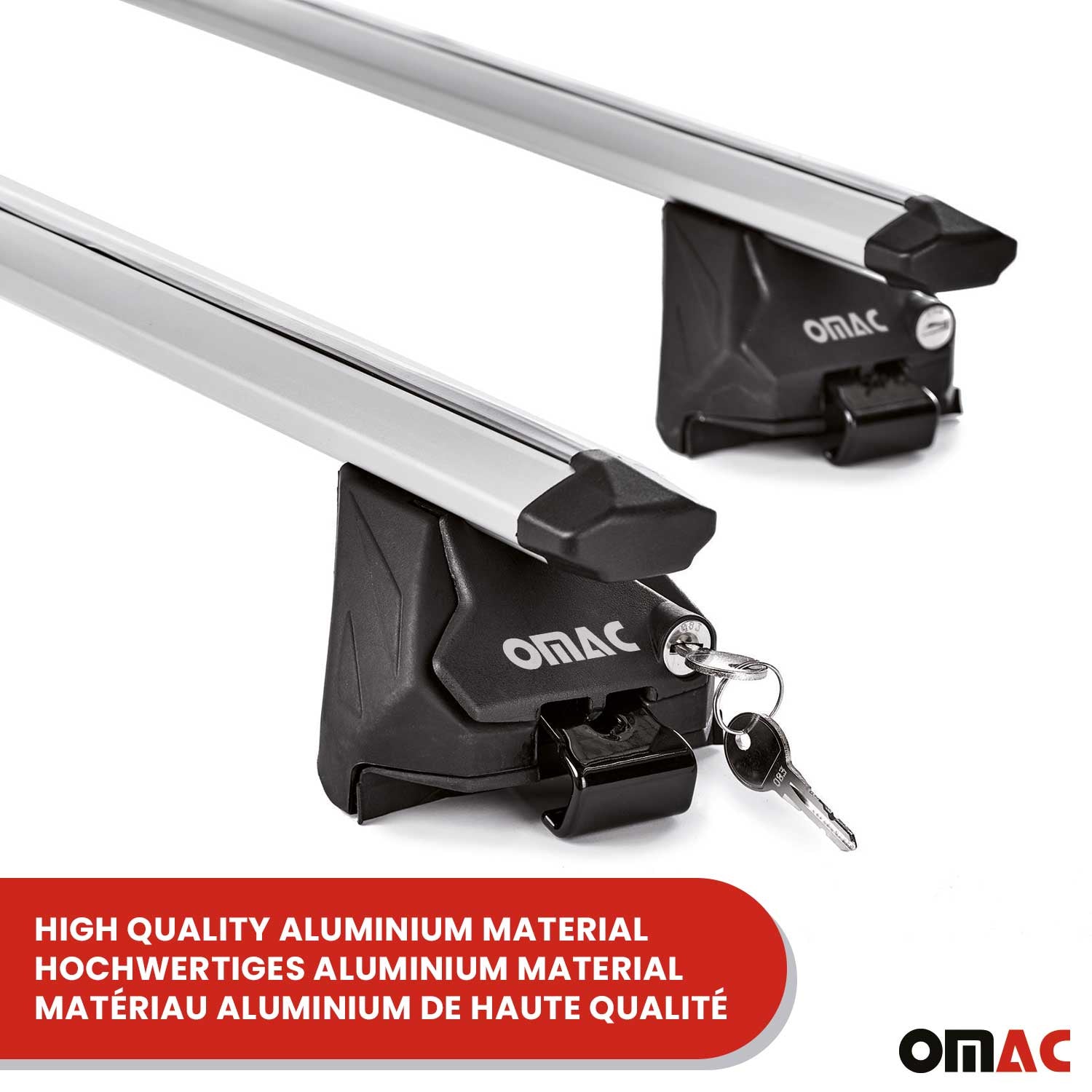 2009-2022 BMW X1 E84 F48 Roof Rack Cross Bars Silver