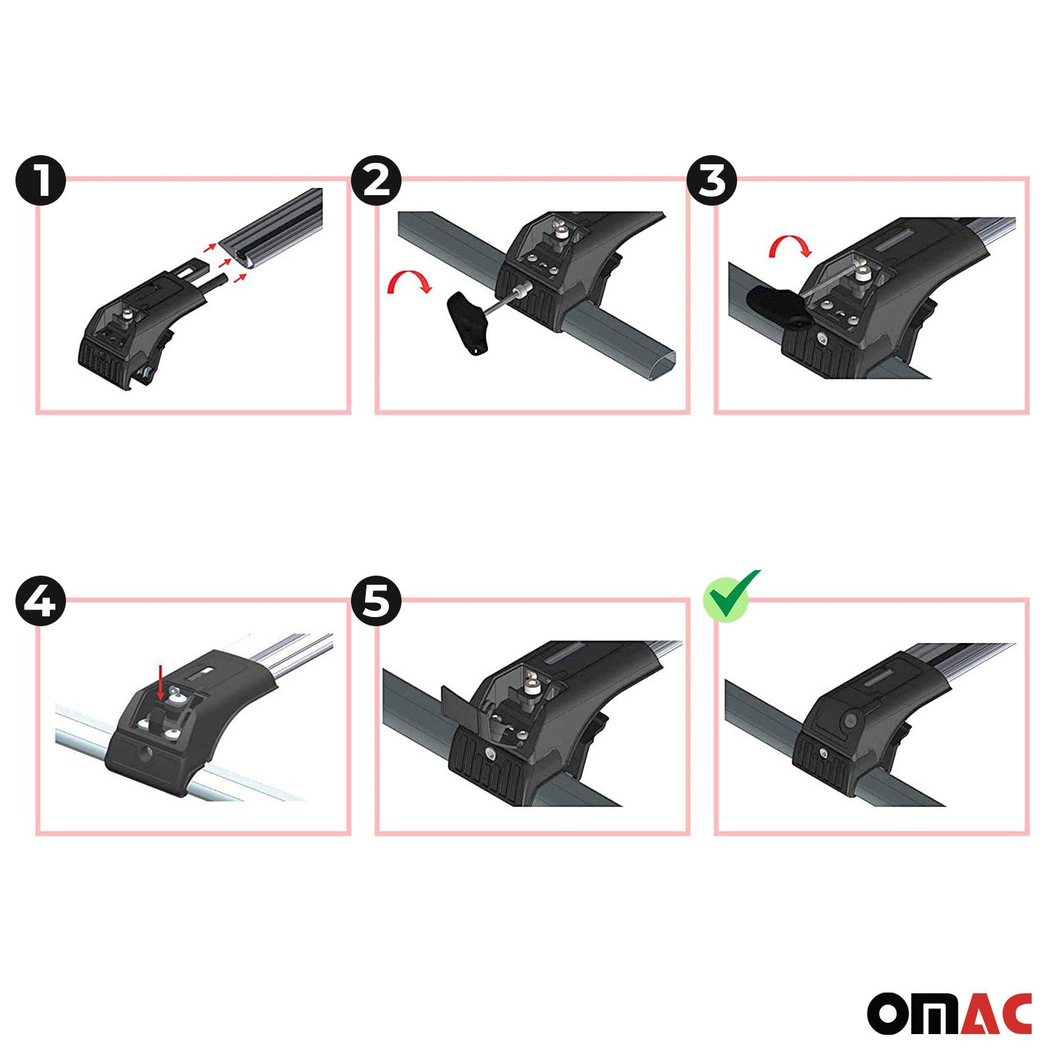 Roof Racks Cross Bars Luggage Carrier for BMW X3 F25 2011-2017