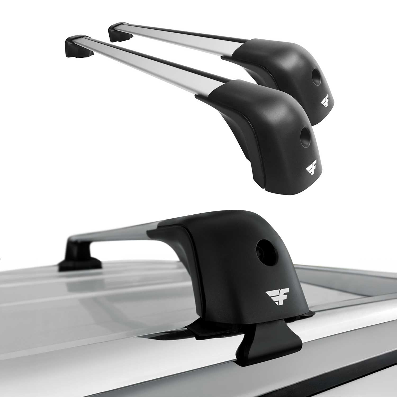 2019-2023 Ford Ranger Raptor Roof Racks Cross Bars Silver