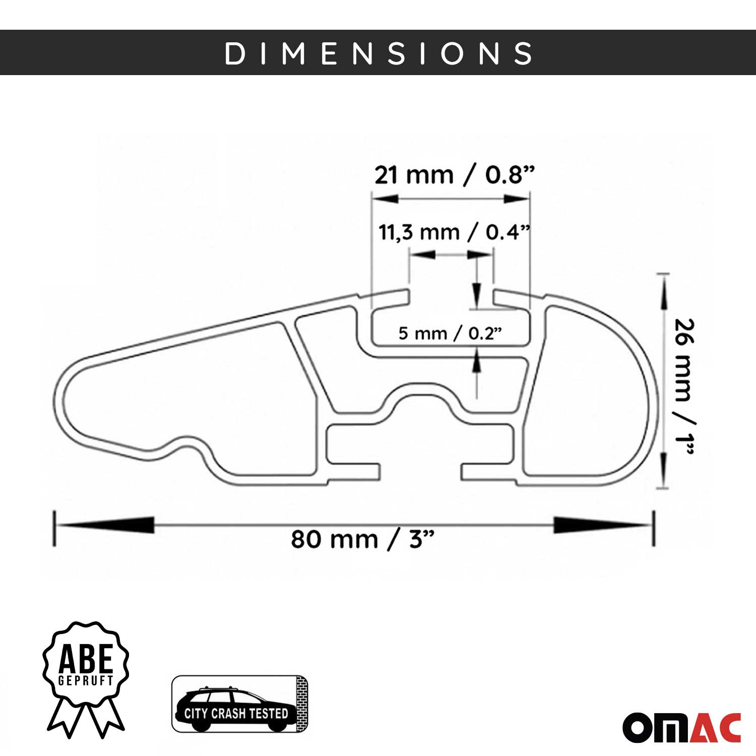 2019-2025 Lexus UX200 UX250h Roof Racks Cross Bars Silver