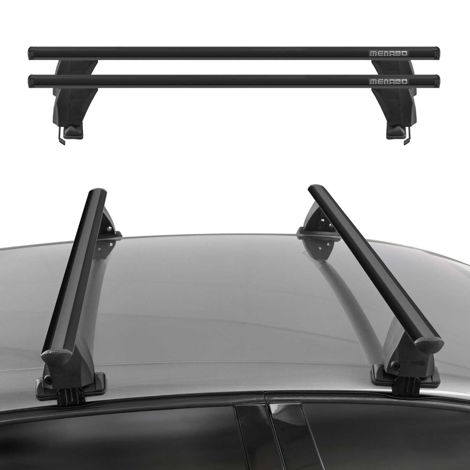 2020-2024 Toyota Corolla Hatchback Roof Rack Cross Bars Black