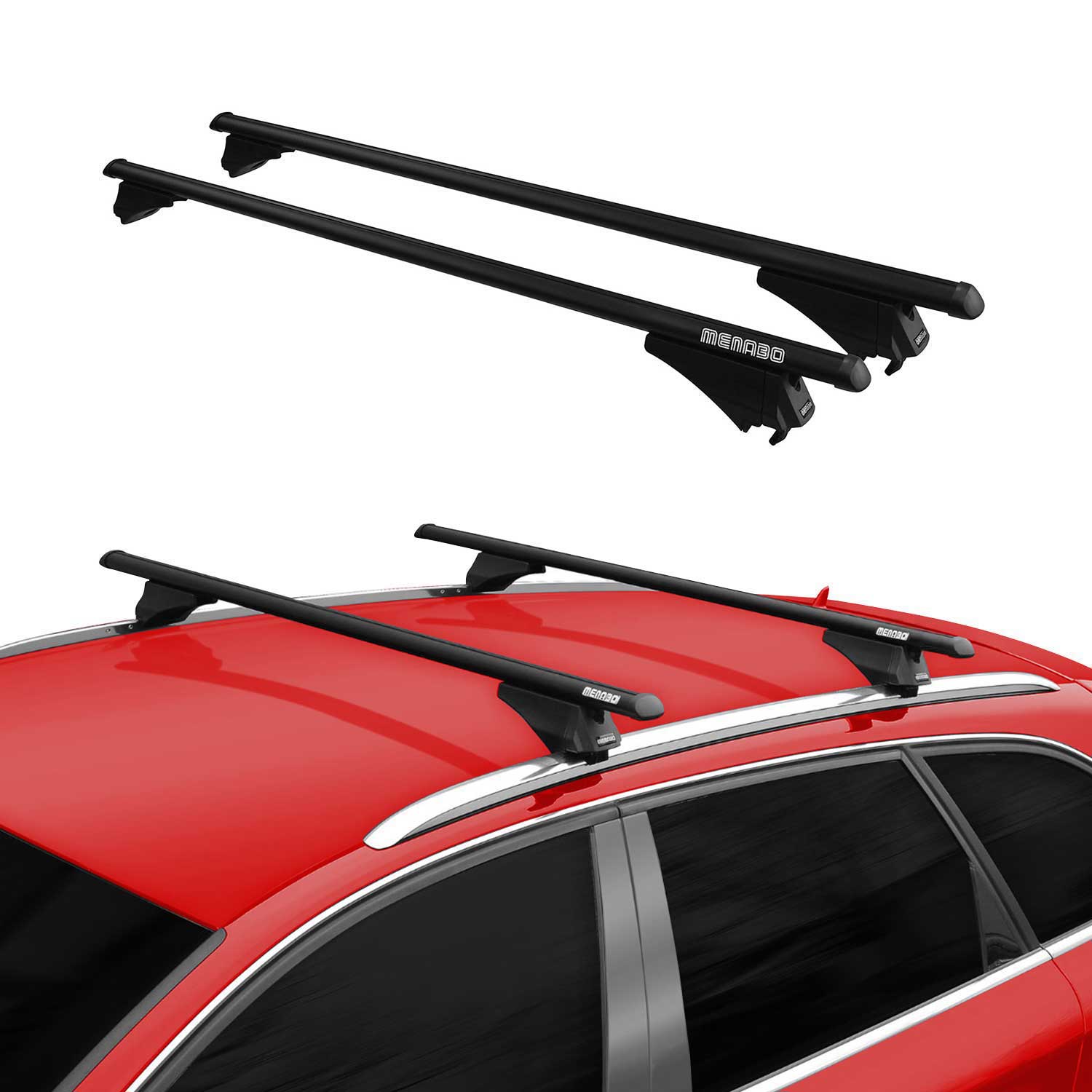 2013-2022 Chevrolet Trax Roof Rack Cross Bars Black