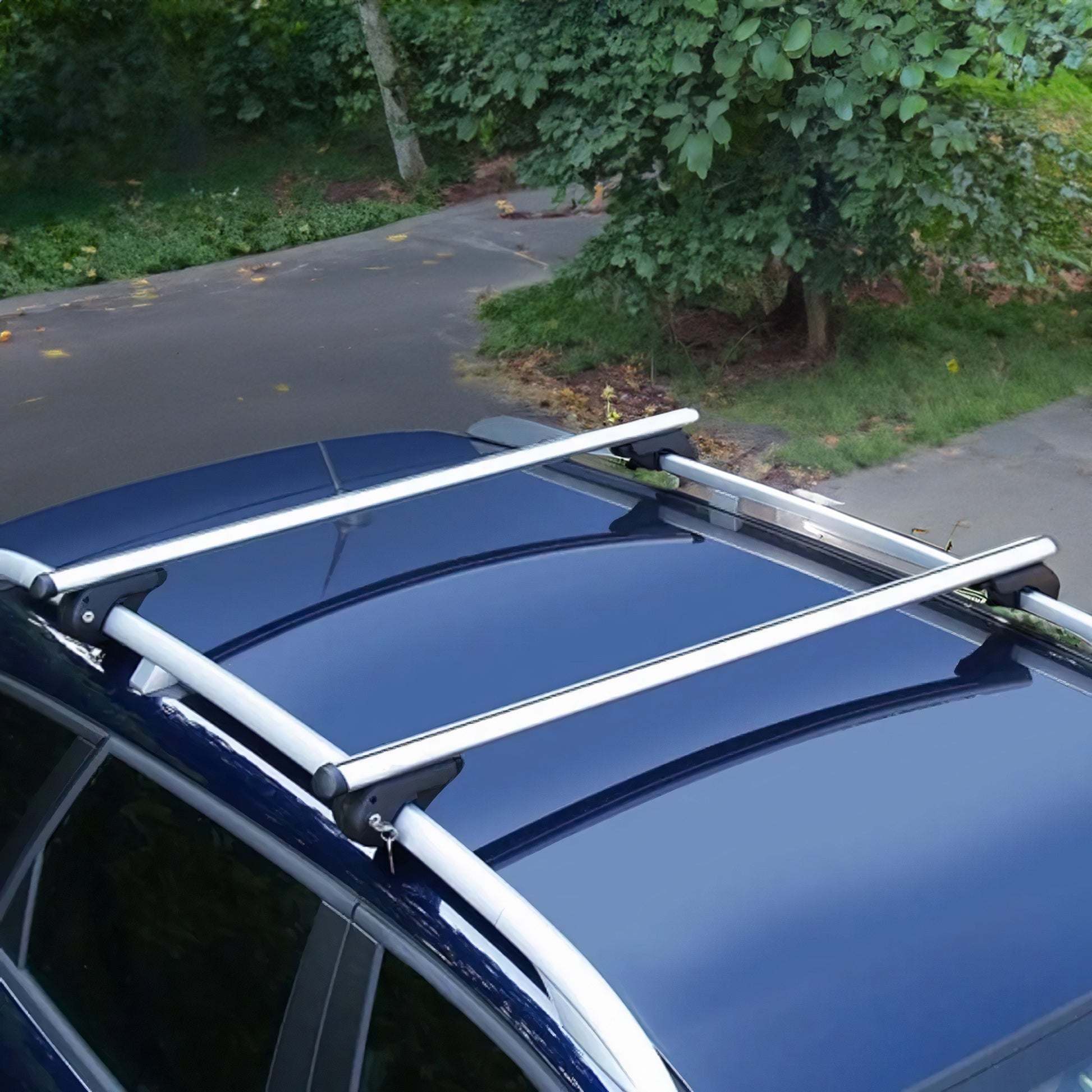2013-2018 Ford C-Max Hybrid Roof Rack Cross Bars Silver