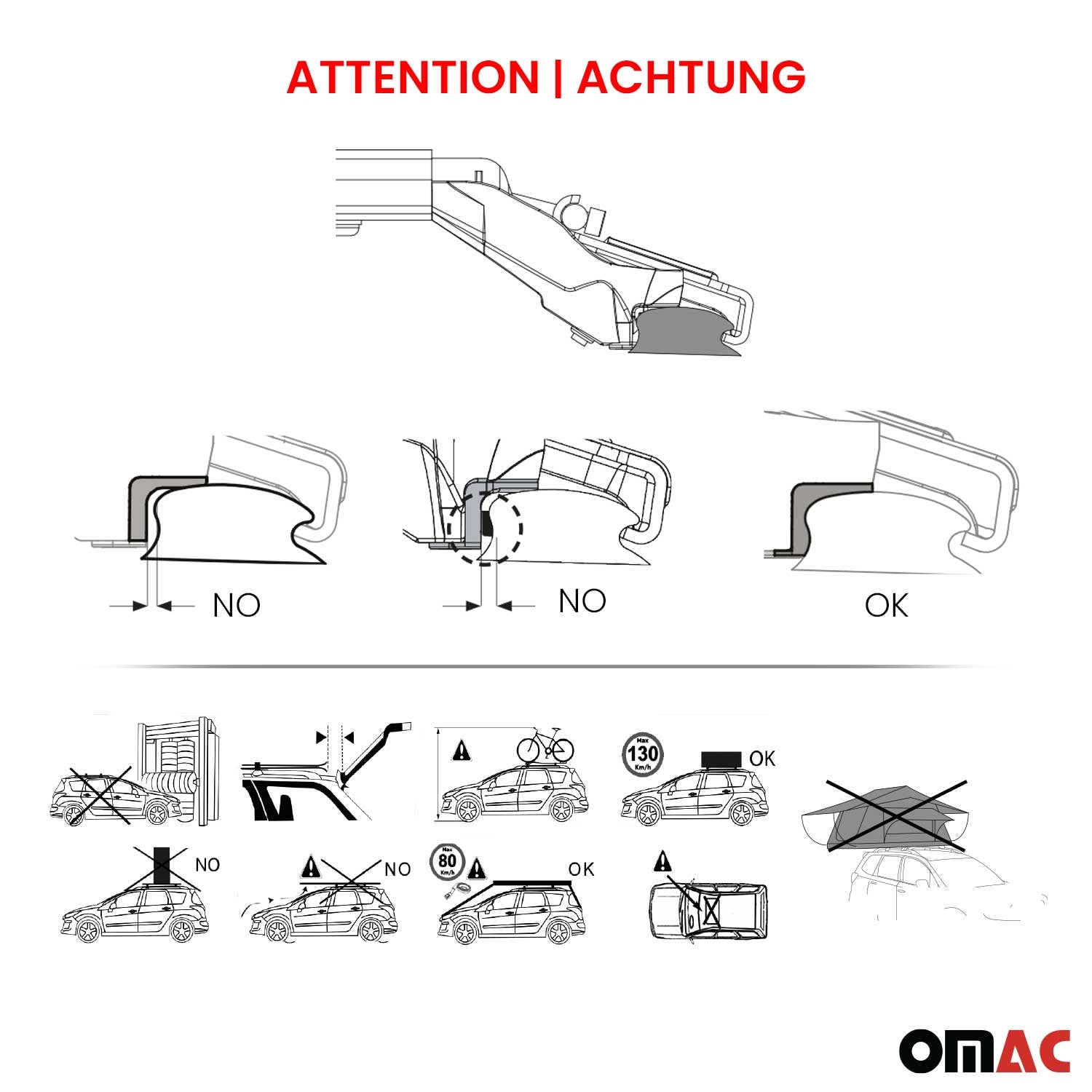 2025 Toyota Crown Signia Roof Rack Cross Bars Luggage Carrier Alu Silver
