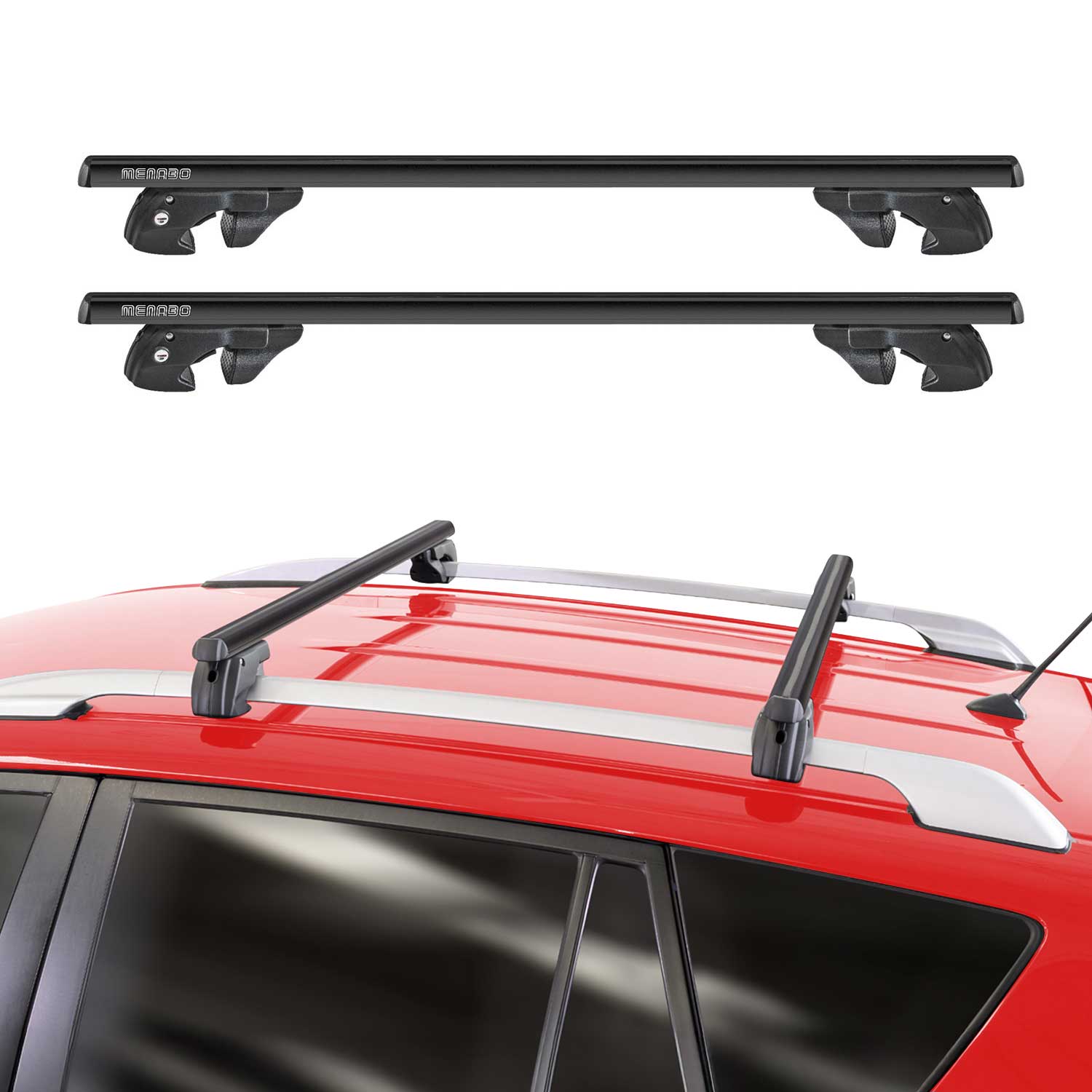 2018-2024 Chevrolet Traverse Roof Rack Cross Bars Black