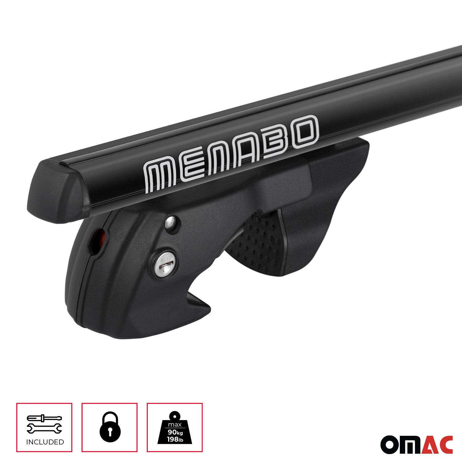 2018-2024 Chevrolet Traverse Roof Rack Cross Bars Black