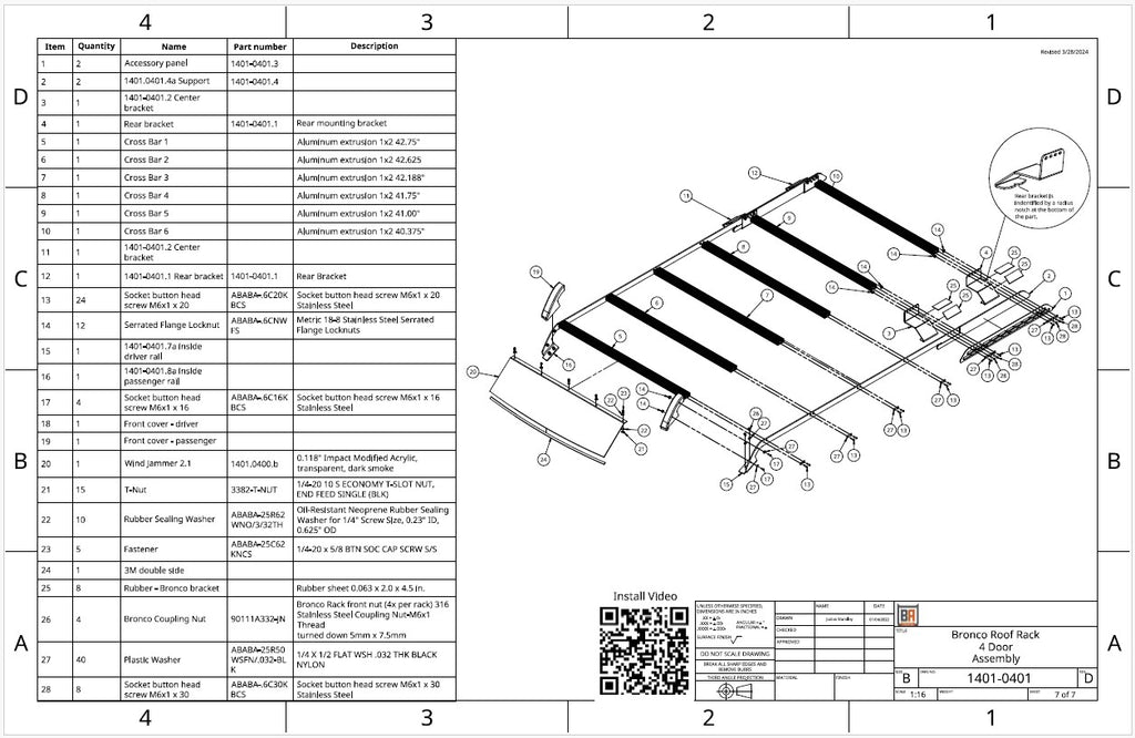Ford Bronco 4-Door Roof Rack