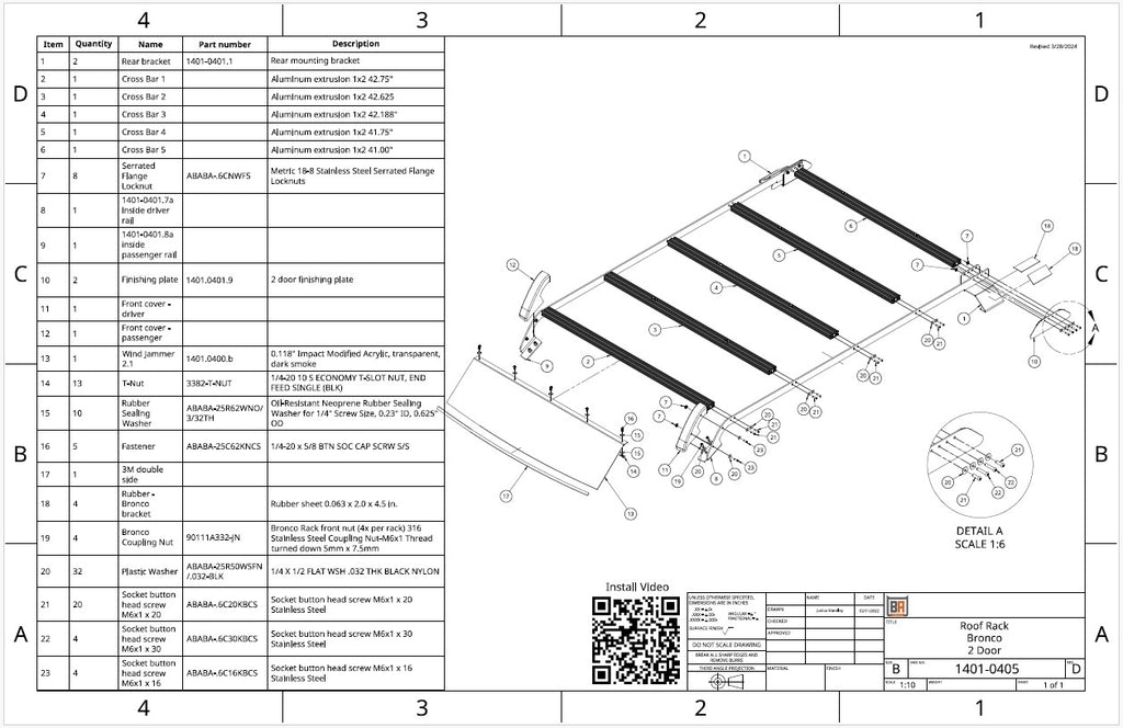 Ford Bronco 2 Door Roof Rack