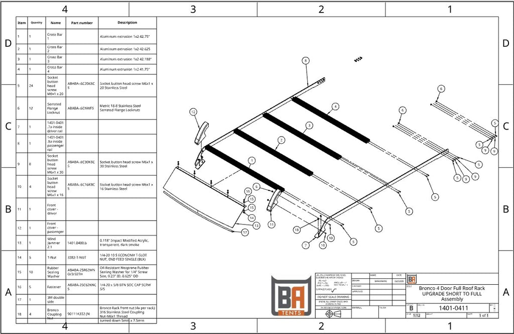 Ford Bronco 4 Door Roof Rack Upgrade