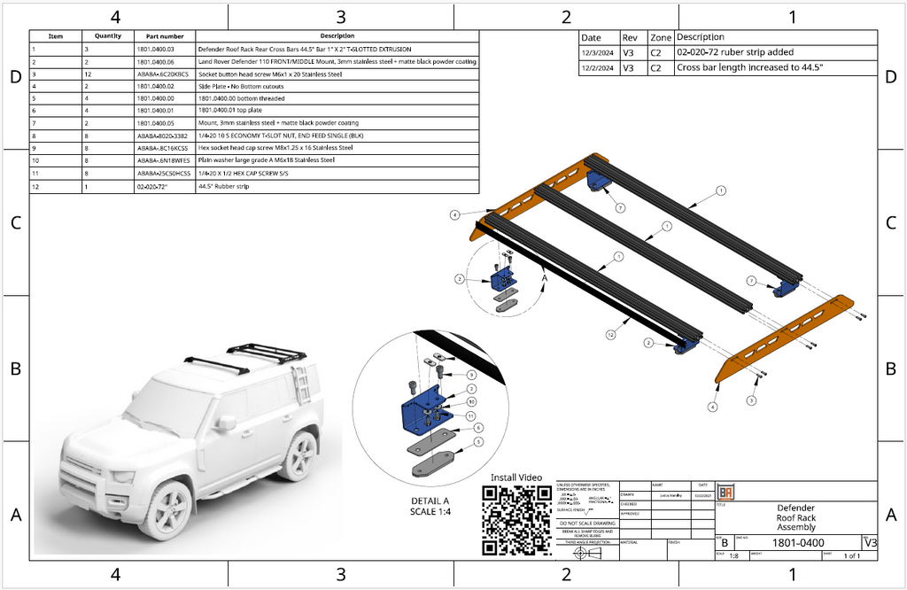 Land Rover Defender Roof Rack