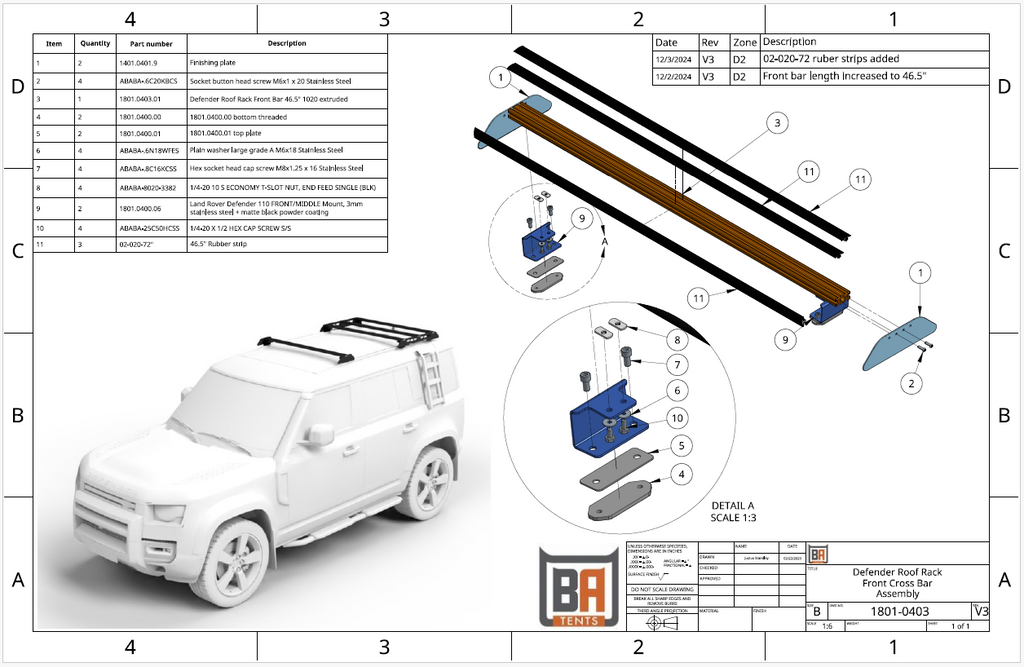 Land Rover Defender Roof Rack