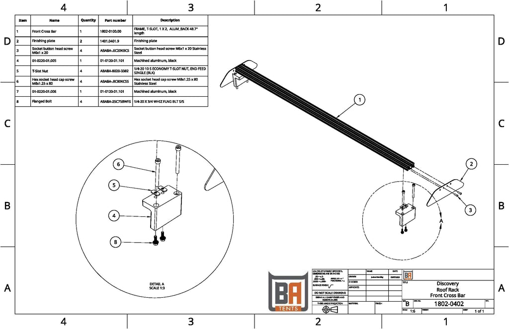 Low Profile Modular Roof Rack