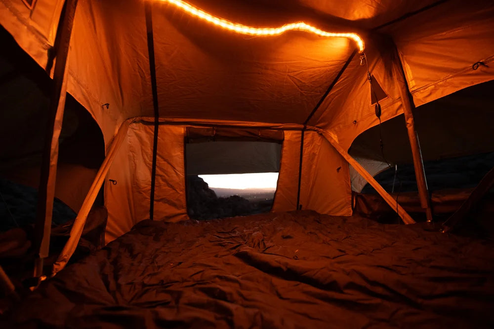 Tuff Stuff Overland Led Light Strip usb for Rooftop Tent, amber/white
