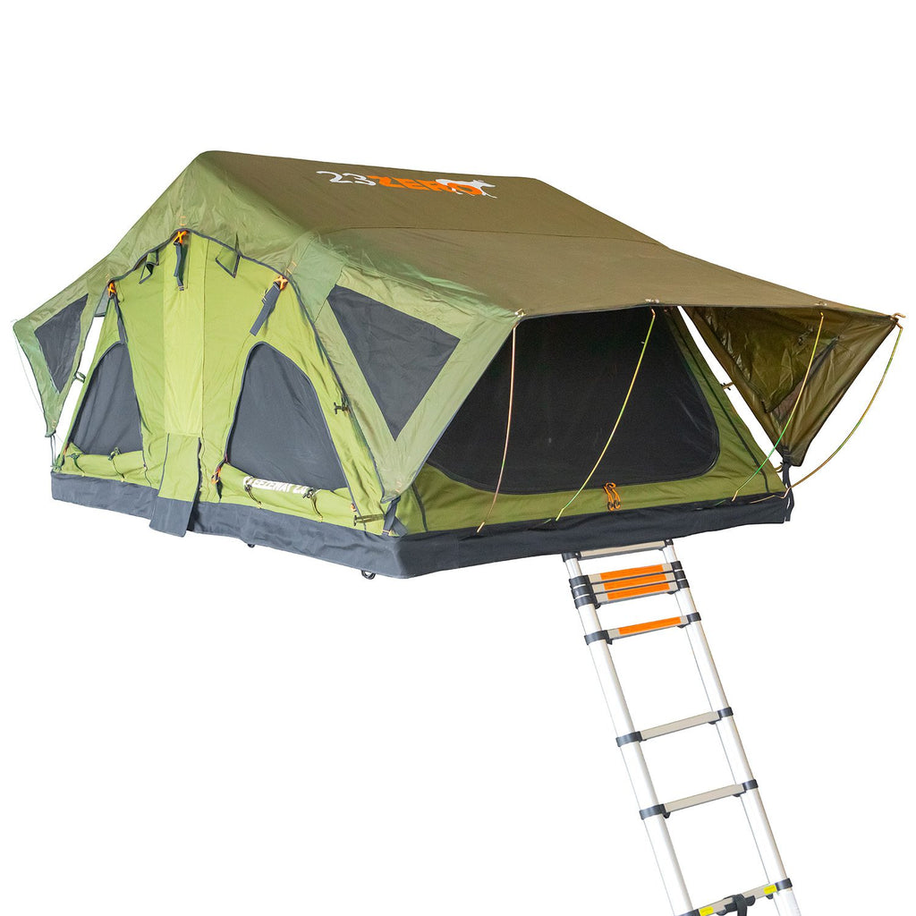 Lightweight Soft-Shell Rooftop Tent for Two with Eco-Friendly Fabric