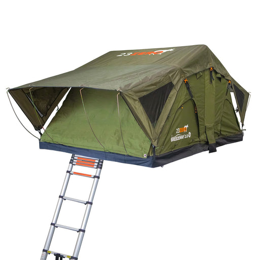 Lightweight Soft-Shell Rooftop Tent for Two with Eco-Friendly Fabric