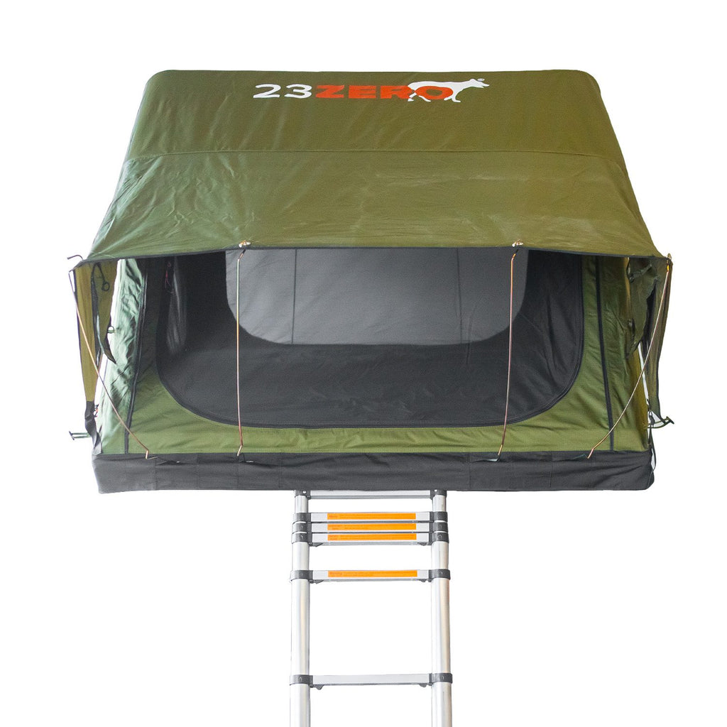Lightweight Soft-Shell Rooftop Tent for Two with Eco-Friendly Fabric