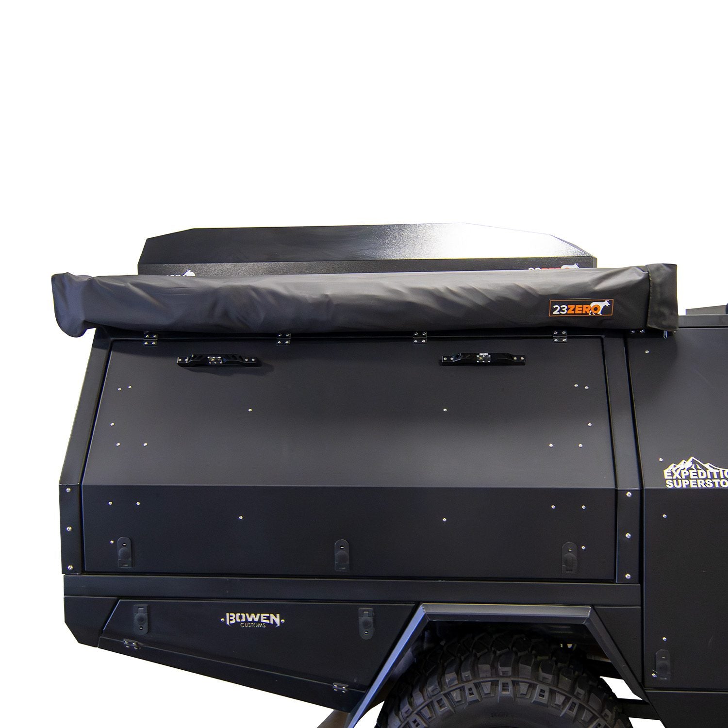 Peregrine PRO Freestanding 270-Degree Awning with Light Suppression
