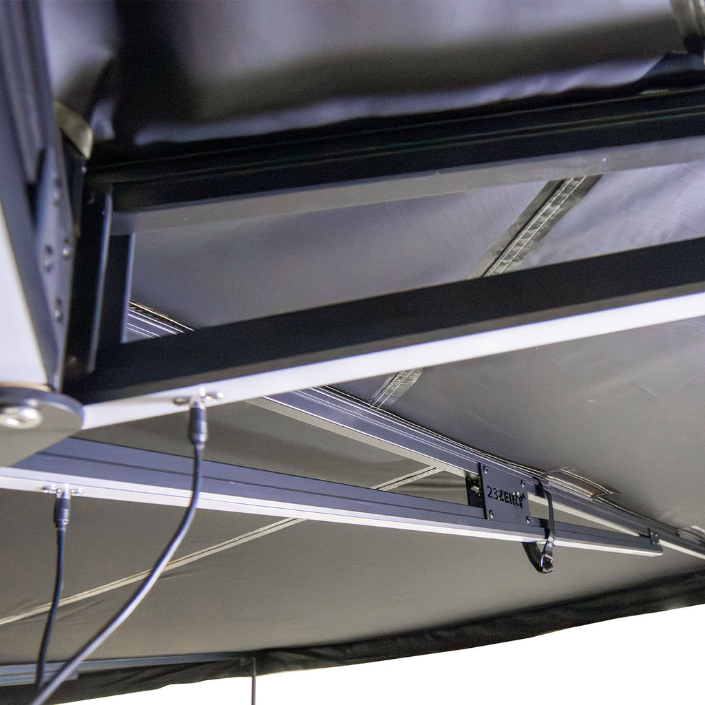 Peregrine PRO Freestanding 270-Degree Awning with Light Suppression