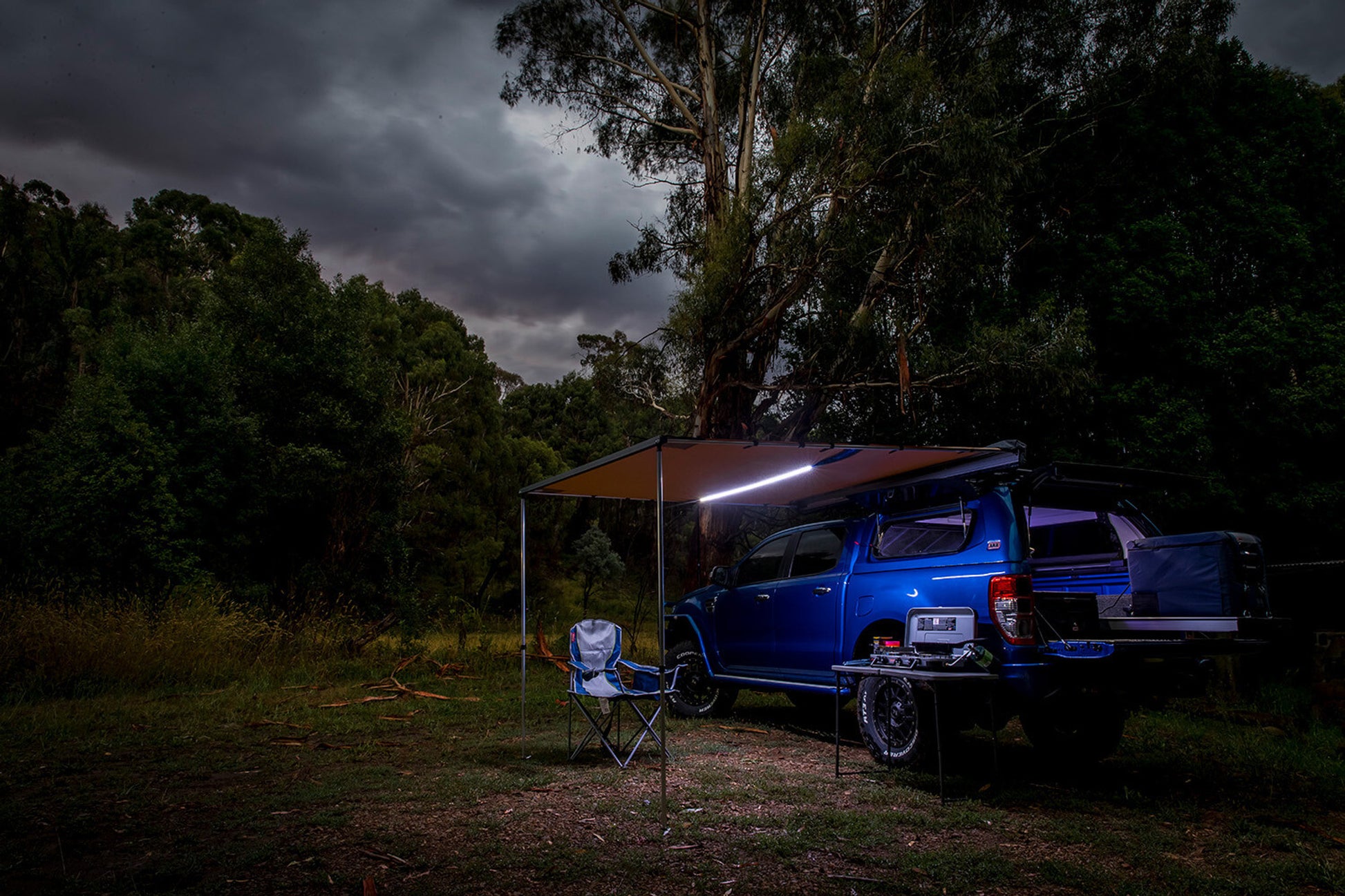Soft Case Awning With Light 2.0m