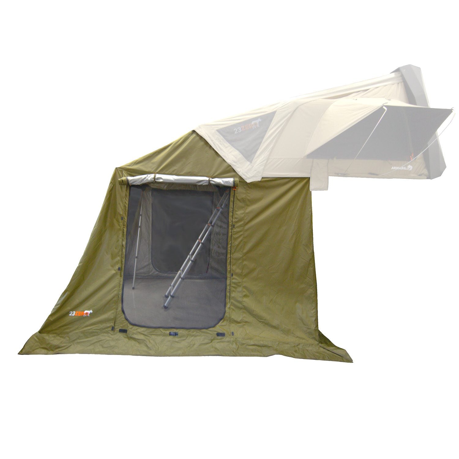 Armadillo Hard Shell Roof Top Tent with A2 and A3 Annex