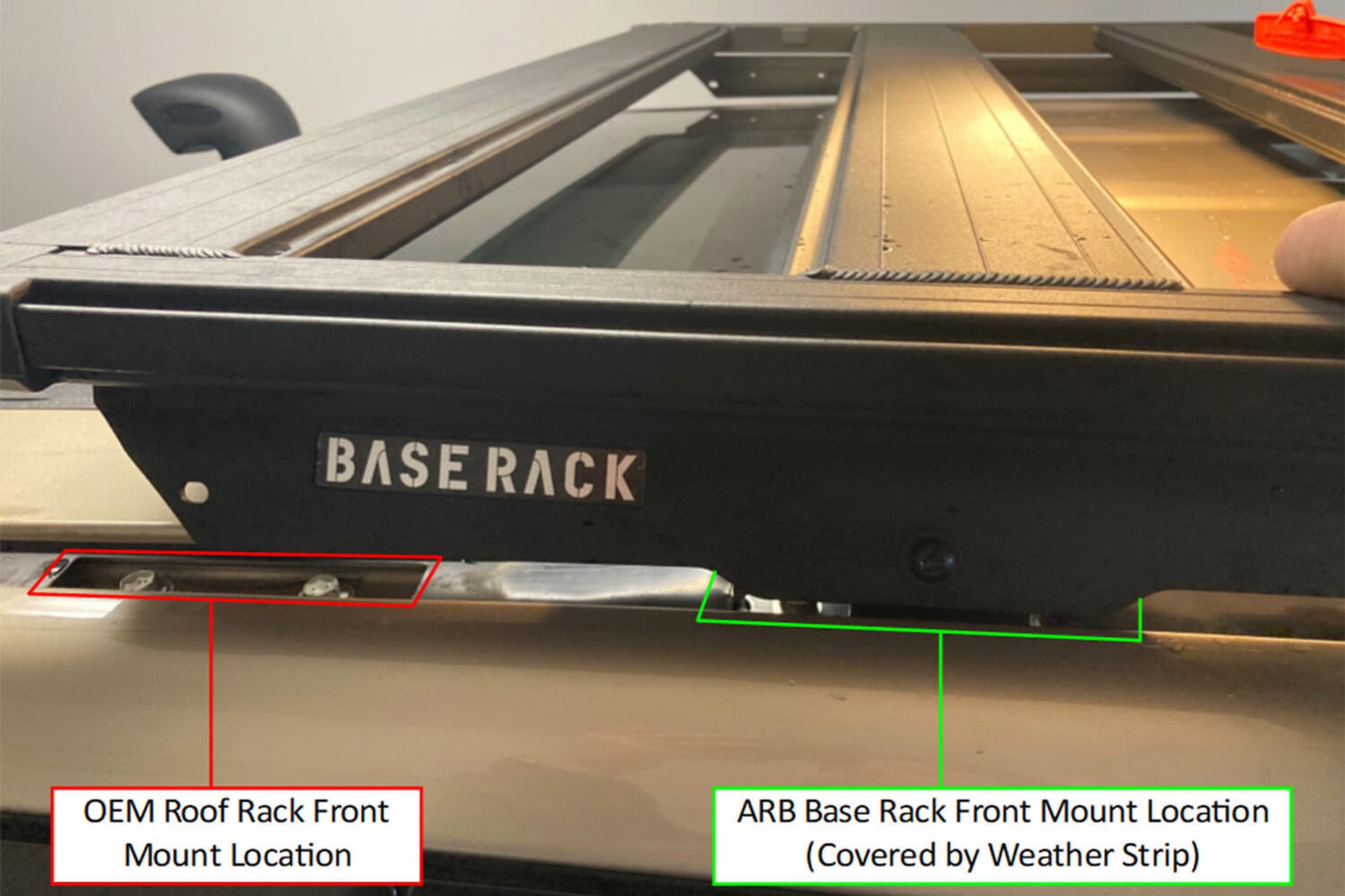Durable Base Rack Kit with Mount and Deflector 72x51 BASE201