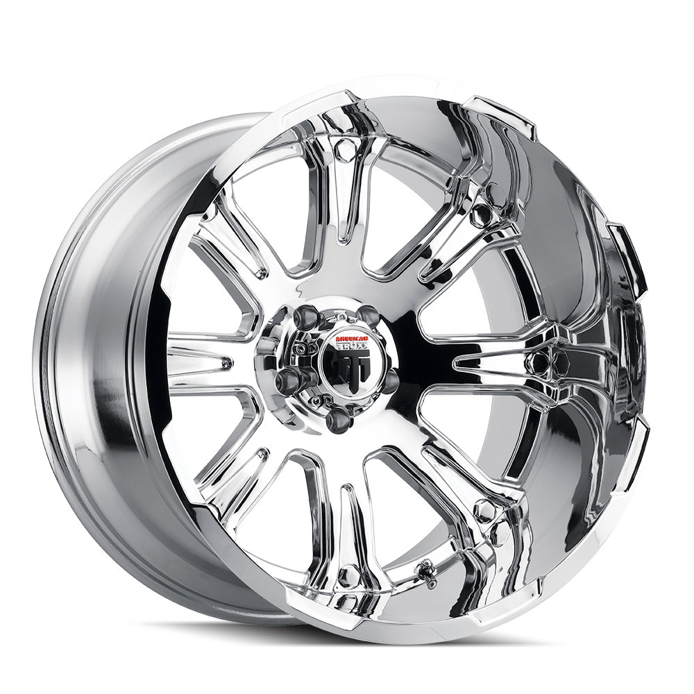 TWG AMERICAN TRUXX BOMB (AT154) CHROME 22X14 5-127 -76MM 78.1MM