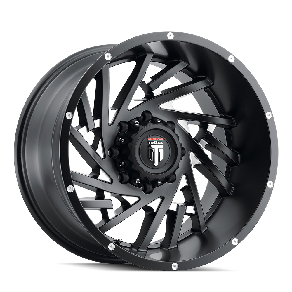 TWG AMERICAN TRUXX WEB (AT161) BLACK/MILLED