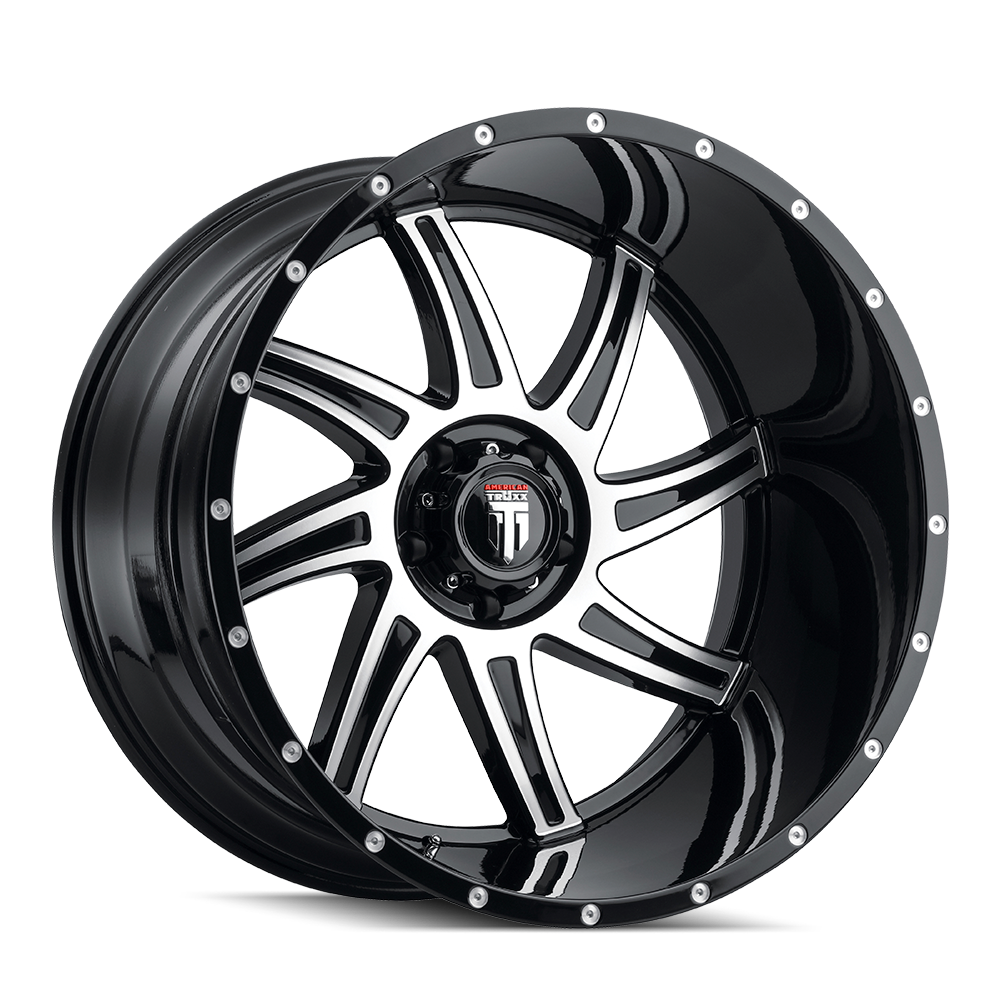 TWG AMERICAN TRUXX VORTEX (AT162) BLACK/MACHINED