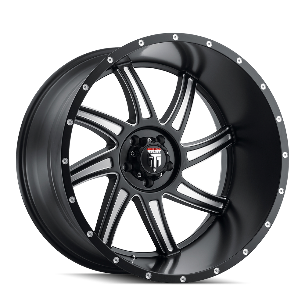 TWG AMERICAN TRUXX VORTEX (AT162) BLACK/MILLED