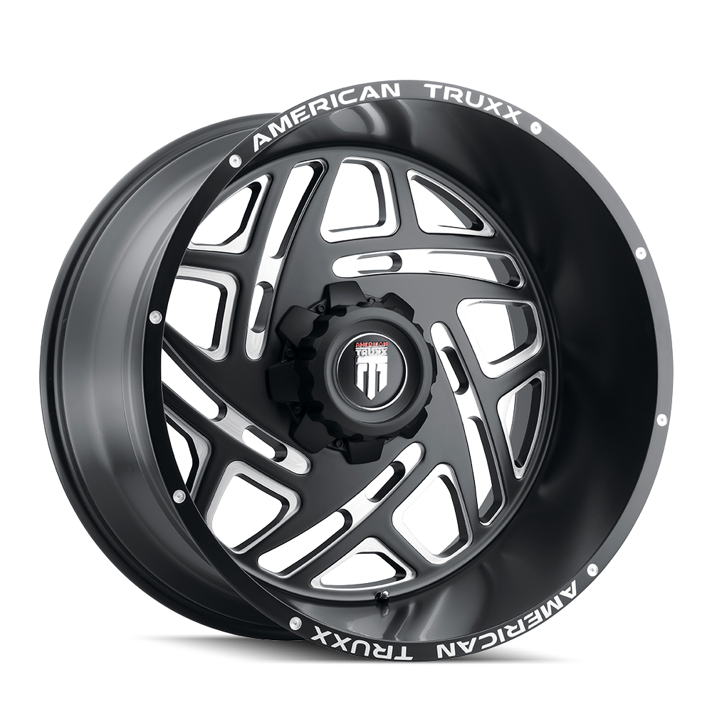 TWG AMERICAN TRUXX COSMOS (AT1904) BLACK/MILLED 24X14 6-139.7 -76MM 106.1MM