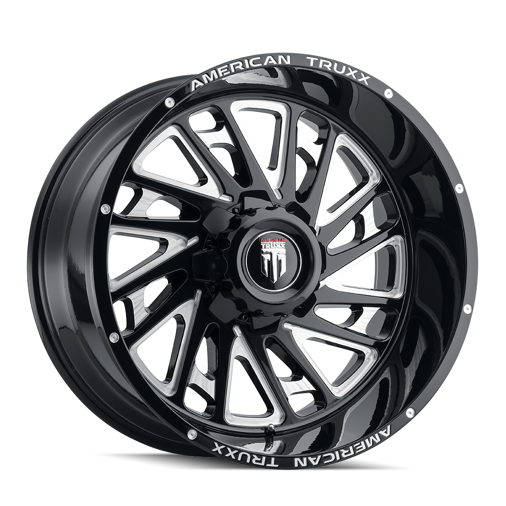 TWG AMERICAN TRUXX BLADE (AT1905) BLACK/MILLED 24X14 6-139.7 -76MM 106.1MM