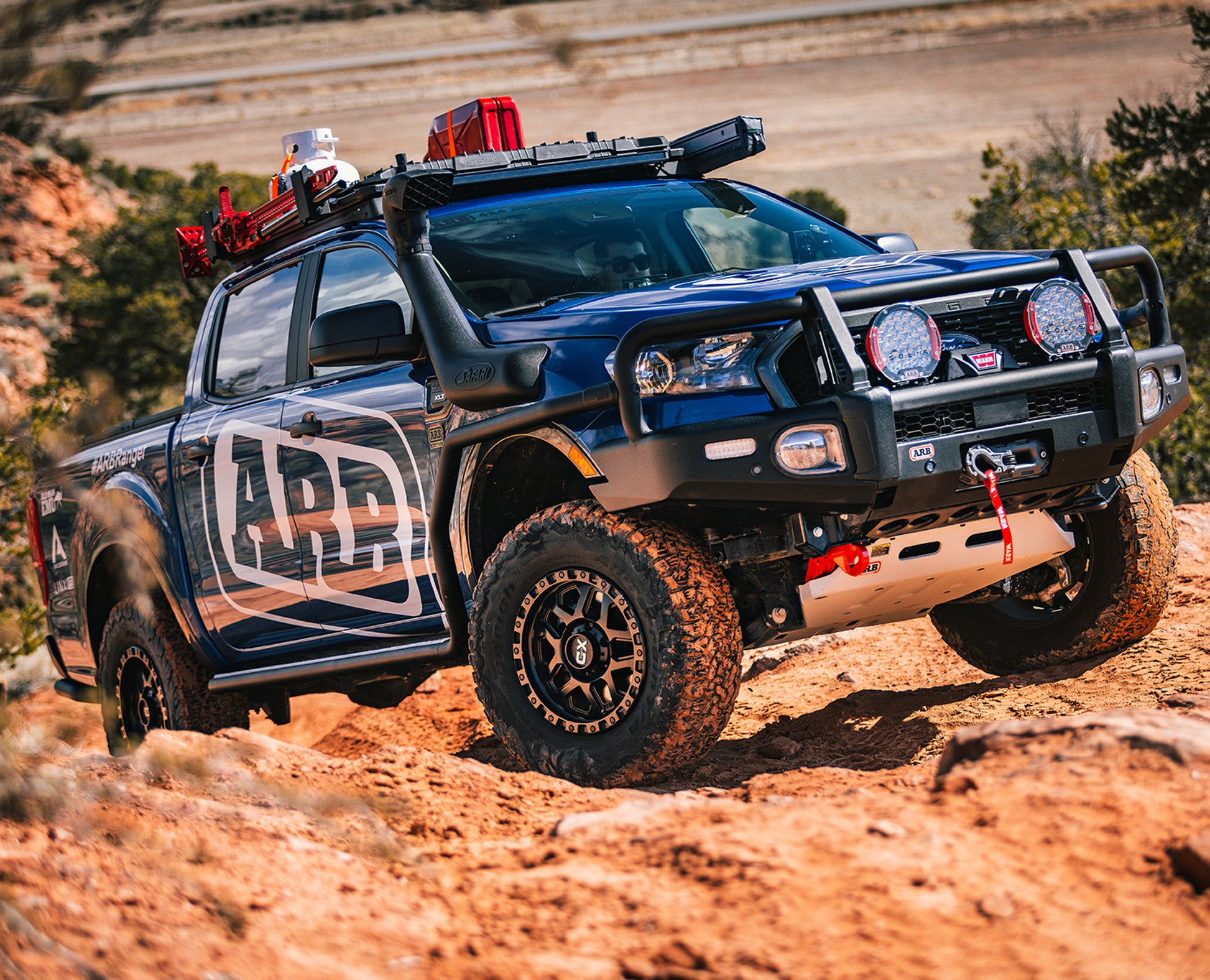 Base Rack Kit with Mount and Deflector for Ford Ranger