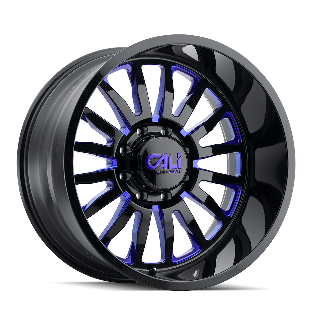 TWG CALI OFF-ROAD SUMMIT (9110) GLOSS BLACK MILLED PRISM BLUE