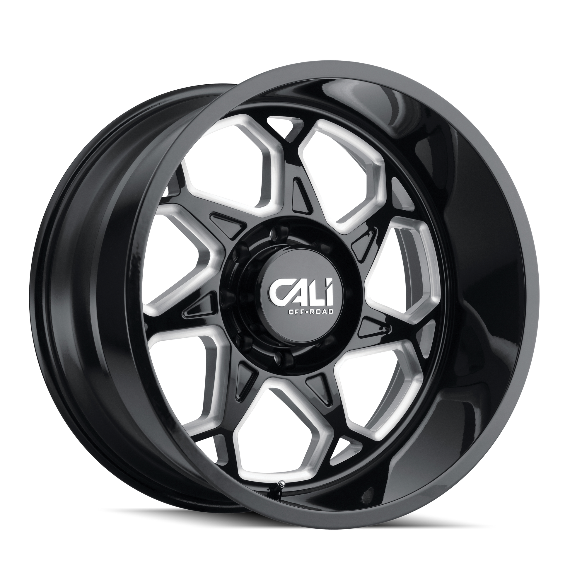TWG CALI OFF-ROAD SEVENFOLD (9111) GLOSS BLACK MILLED