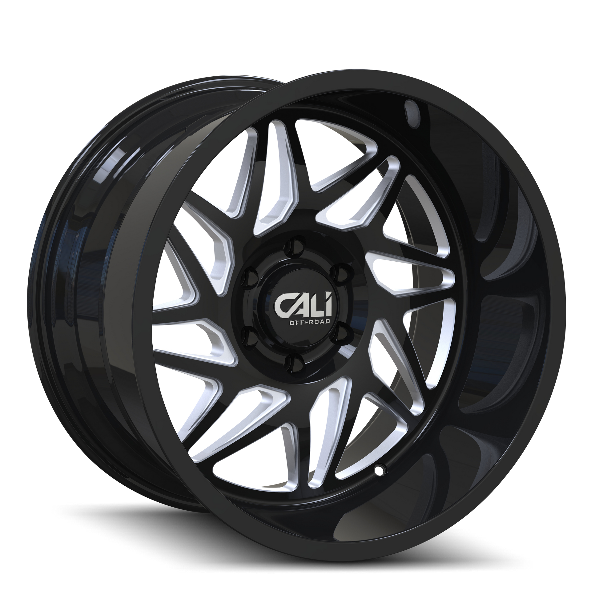 TWG CALI OFF-ROAD GEMINI (9112) GLOSS BLACK MILLED
