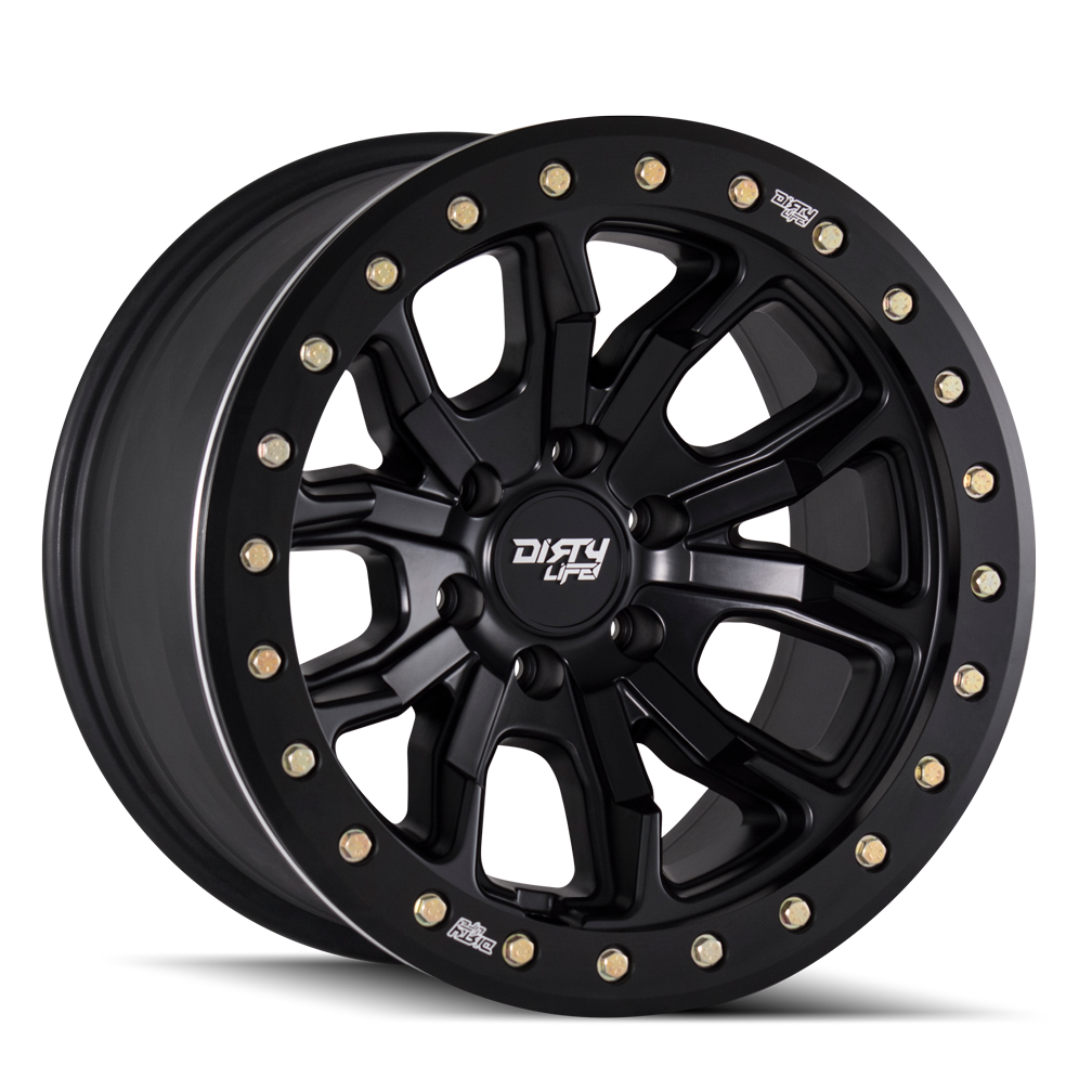 TWG DIRTY LIFE DT-1 (9303) SATIN BLACK 17X9 5-139.7 -38MM 108MM
