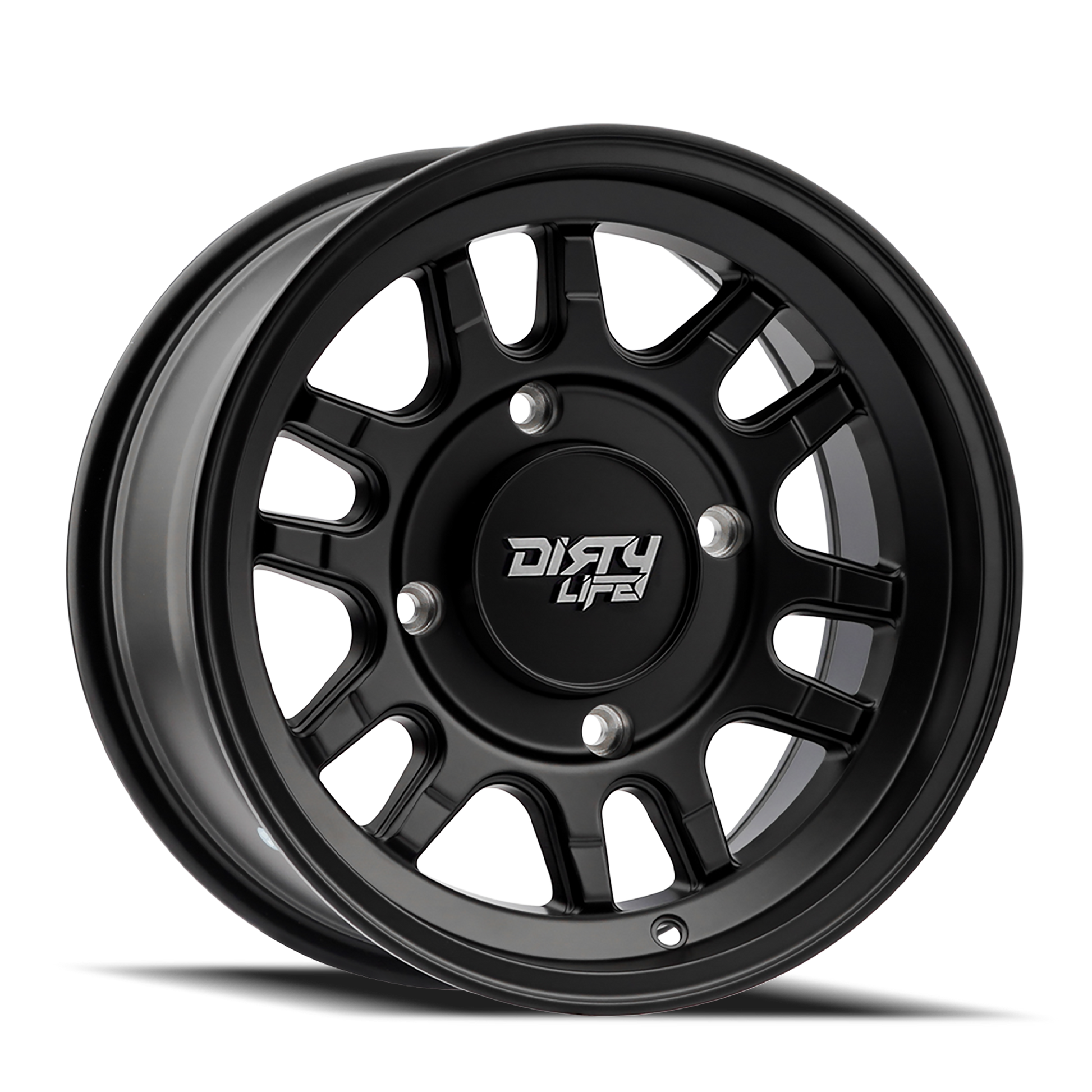 TWG DIRTY LIFE CANYON SPORT SXS (9310S) MATTE BLACK 15X7 4-137 13MM 106.25MM