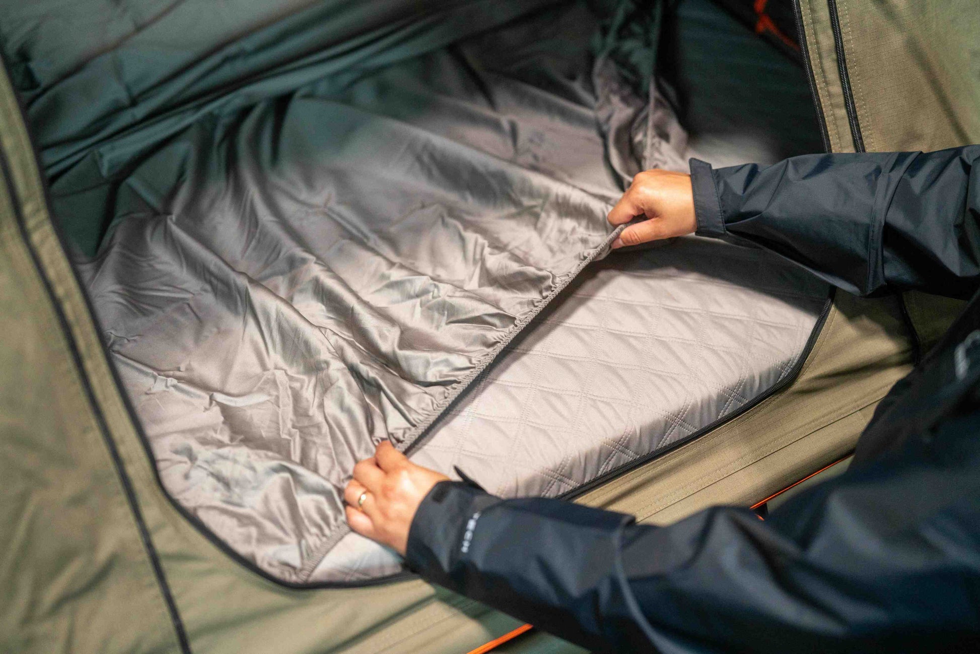 Tuff Stuff Overland Alpha Cotton Fitted Sheets, Grey