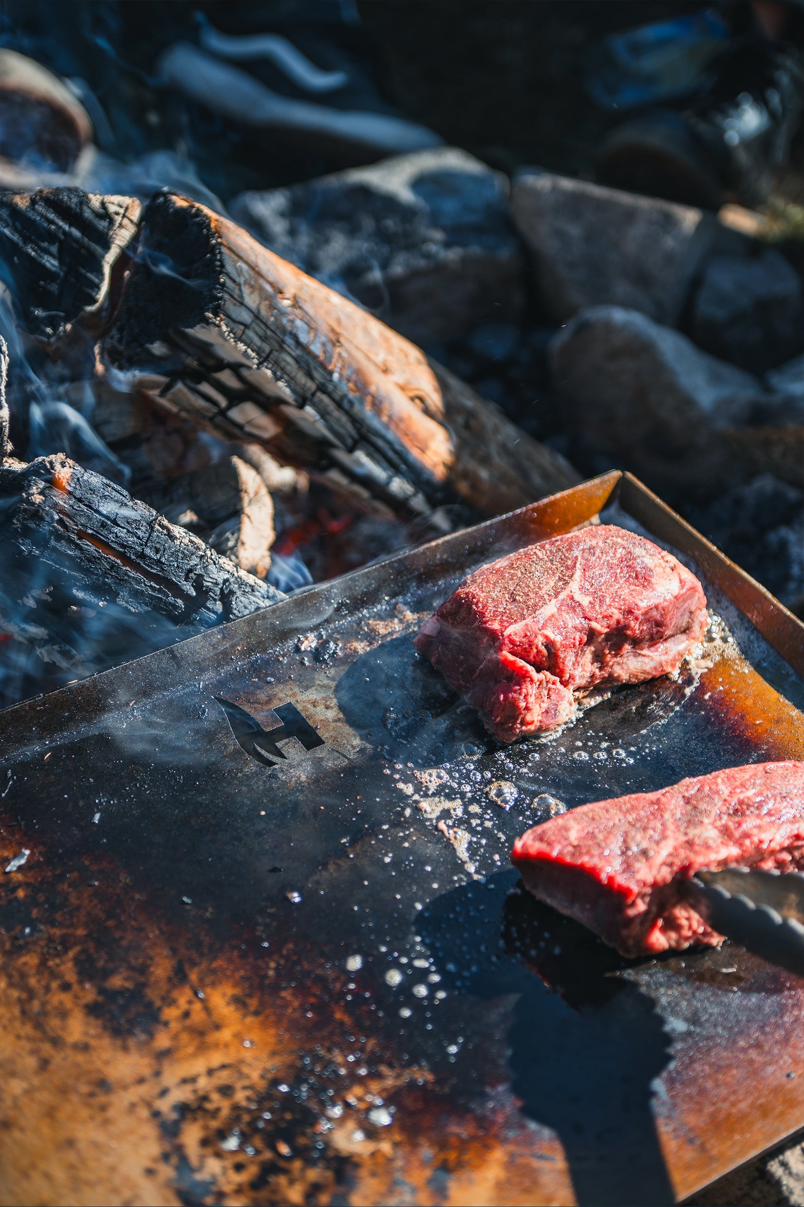 HitchFire Cast Iron Flat Top Griddle